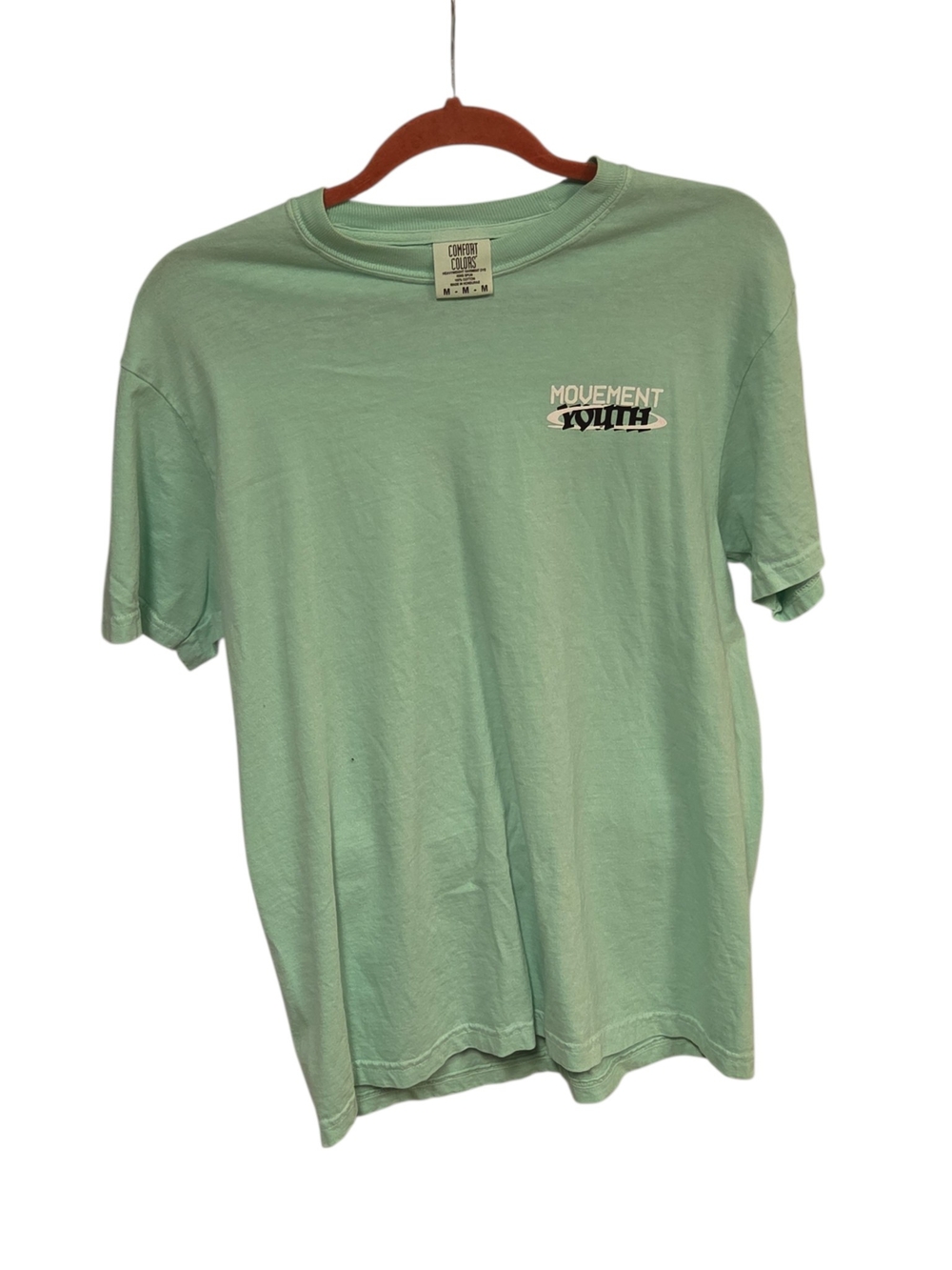 Comfort Colors Mint Green 'Movement Youth' Short Sleeve Tee